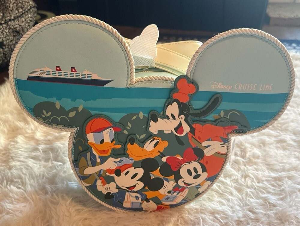 Loungefly Disney Cruise Line Australia & New Zealand Mickey & Friends Crossbody